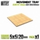 DM Movement Trays - Slimfit Square 100x100mm
