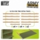 Extra rails for miniature transport cases