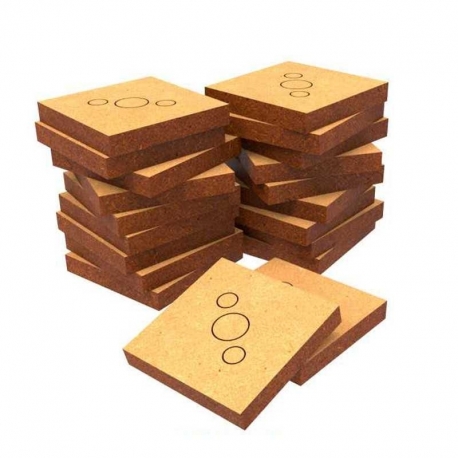 DM pads - Squares 20 mm
