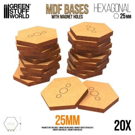Peanas DM - Hexagonal 25 mm