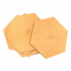 Peanas DM - Hexagonales 75 mm