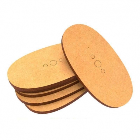 Peanas DM - Ovaladas AOS 60x35mm