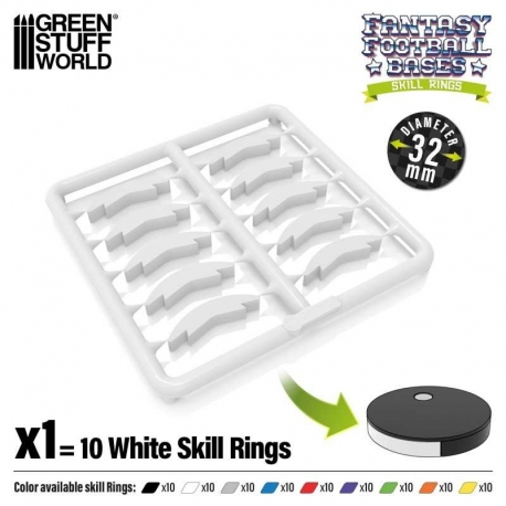 Anillos de habilidad 32mm Blanco