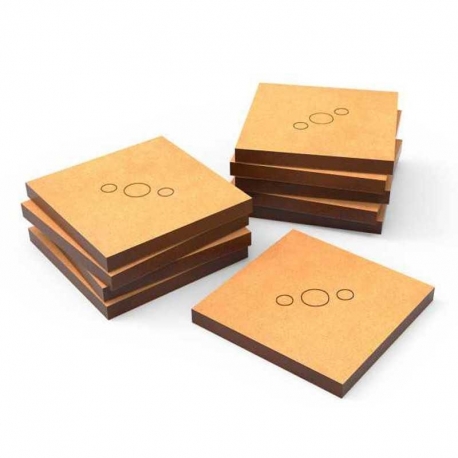 Peanas DM Old World - Cuadradas 30 mm