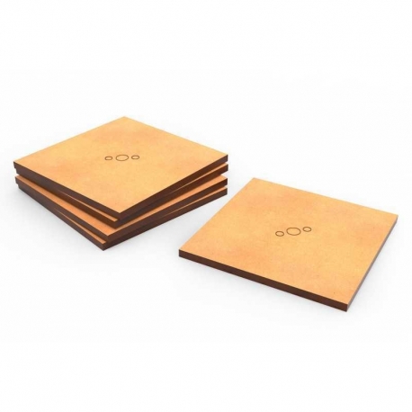 Peanas DM Old World - Cuadradas 60 mm