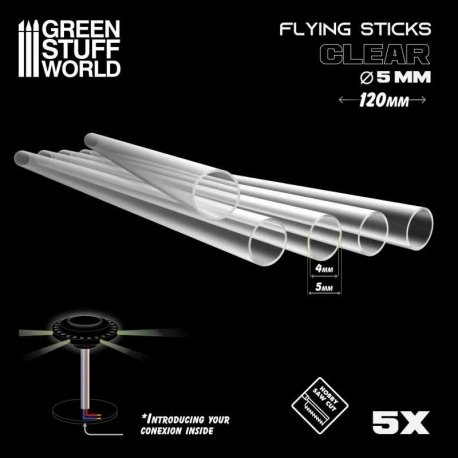 Acrylic Tubes - Round 5 mm