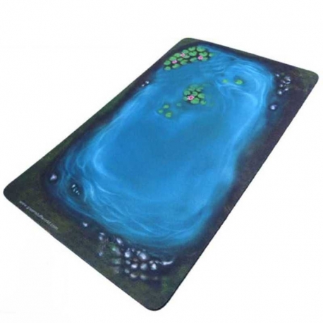 Neoprene scenery - Lake with leaves