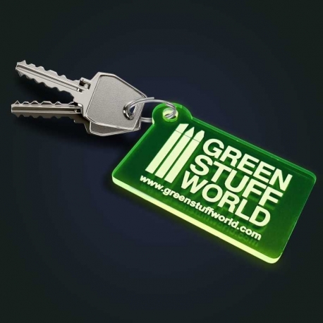 Keyring - GREEN SQUARE