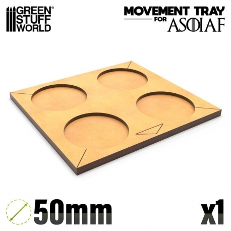 ASOIAF DM Movement Trays - 50mm 4x1