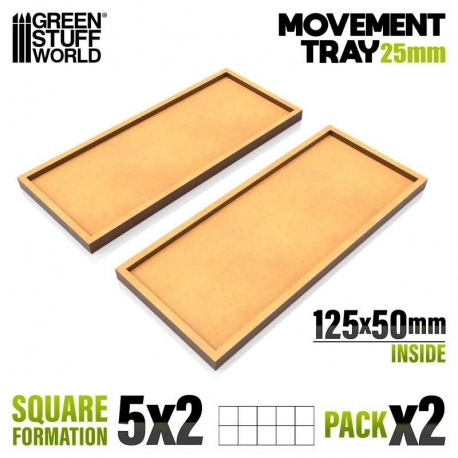 DM 125x50mm Movement Trays
