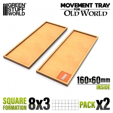 DM 160x60mm Movement Trays