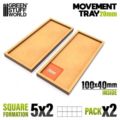 DM 100x40mm Movement Trays