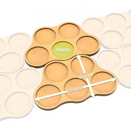Bandejas de Movimiento DM 40mm x5 - Hostigador