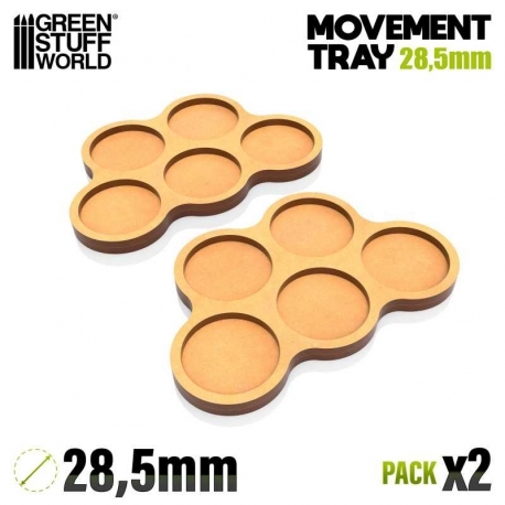 DM 28.5mm x5 Movement Trays