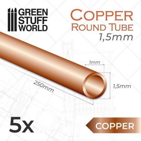 1.5mm Copper Tubes