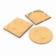MDF base adapter - Round 100mm to Square