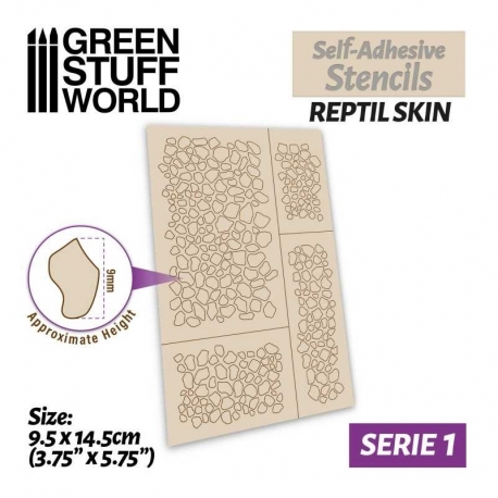 Self-adhesive insoles - Reptile skin