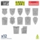 Medieval Shields Old World 1:48