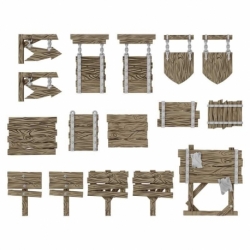 Wooden Signs 1:48–1:35