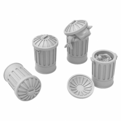 Trash cans 1:48