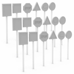 Traffic signs 1:35