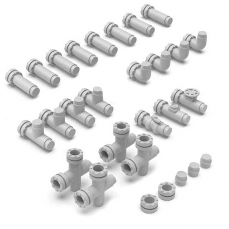 Modular pipes 1:48-1:35