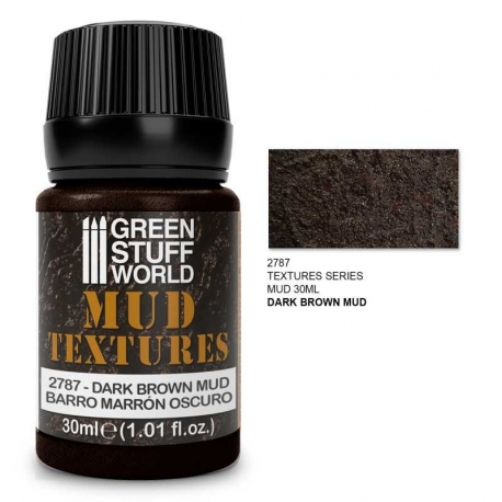 Clay texture - DARK BROWN CLAY 30ml