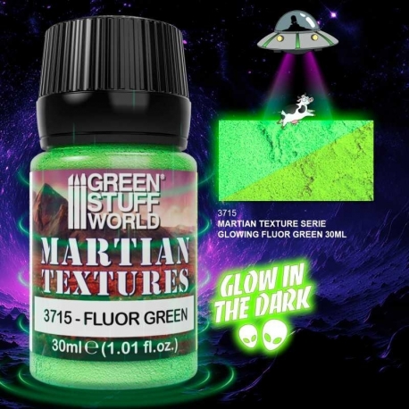 Martian texturizing paste - Fluorine Green 30ml