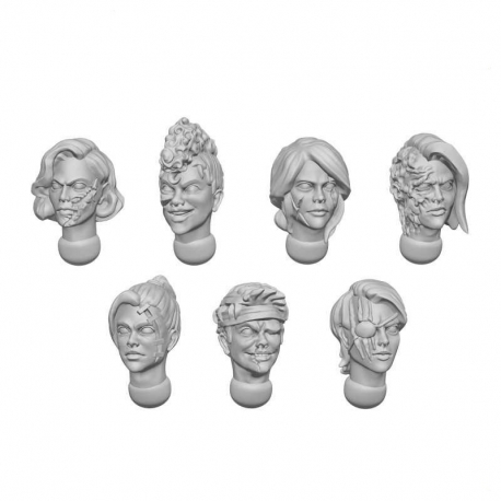 Heads Woman 1:48 - WOUNDS