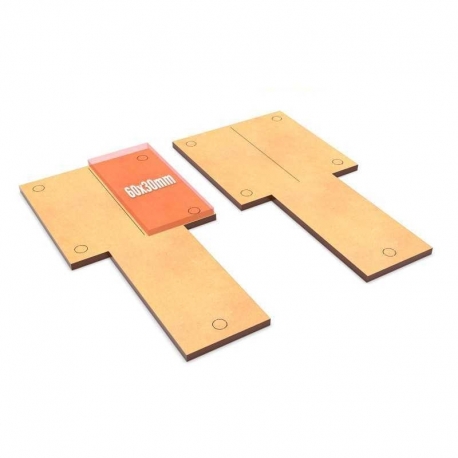 Bandejas de Movimiento DM Old World Slimfit 60x120mm 1x2