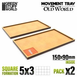 Bandejas de Movimiento DM 150x90mm
