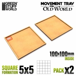 Bandejas de Movimiento DM 100x100mm