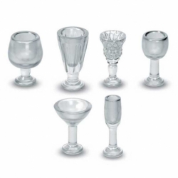 Vasos de cristal - Copas grandes 1:48-1:35