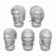 Dakka Dakka - Male Blood Angel Heads 1:48