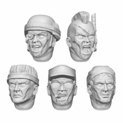 Dakka Dakka - Cabezas de Comando de la Jungla 1:48