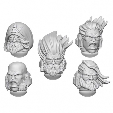 Dakka Dakka - Space Wolf Heads 1:48