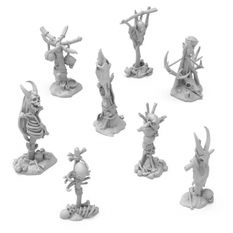 Sinister totems with skulls 1:48-1:35