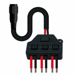 Conector Rapido x3 salidas + Cable JACK