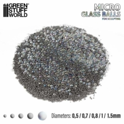 Micro Bolas de Cristal (0.5-1.5mm)