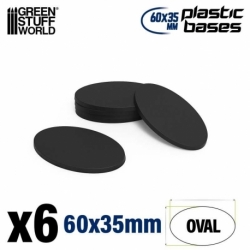 Peanas de Plástico - Ovaladas 60x35mm AOS