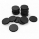 Peanas de Plástico - Redondas 32mm NEGRO