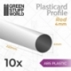 Perfil Plasticard BARRA 4mm