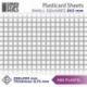 Plasticard Sheet SMALL SQUARES - A4 size