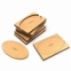 MDF base adapter - Oval 75x42mm to Square 75x50mm