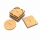 DM base adapter - round to square 50mm