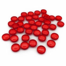Gemas de plástico 12mm - Rojos
