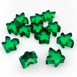 Meeples 16x16x8mm - Verdes