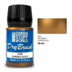 Pincel Seco Metálico - CURSED GOLD 30 ml