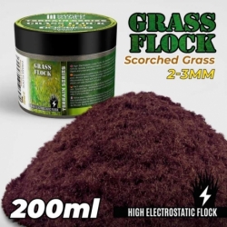 Electrostatic Turf 2-3mm - SCORCHED BROWN - 200ml