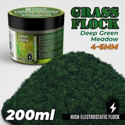 Electrostatic Turf 4-6mm - DEEP GREEN MEADOW - 200ml